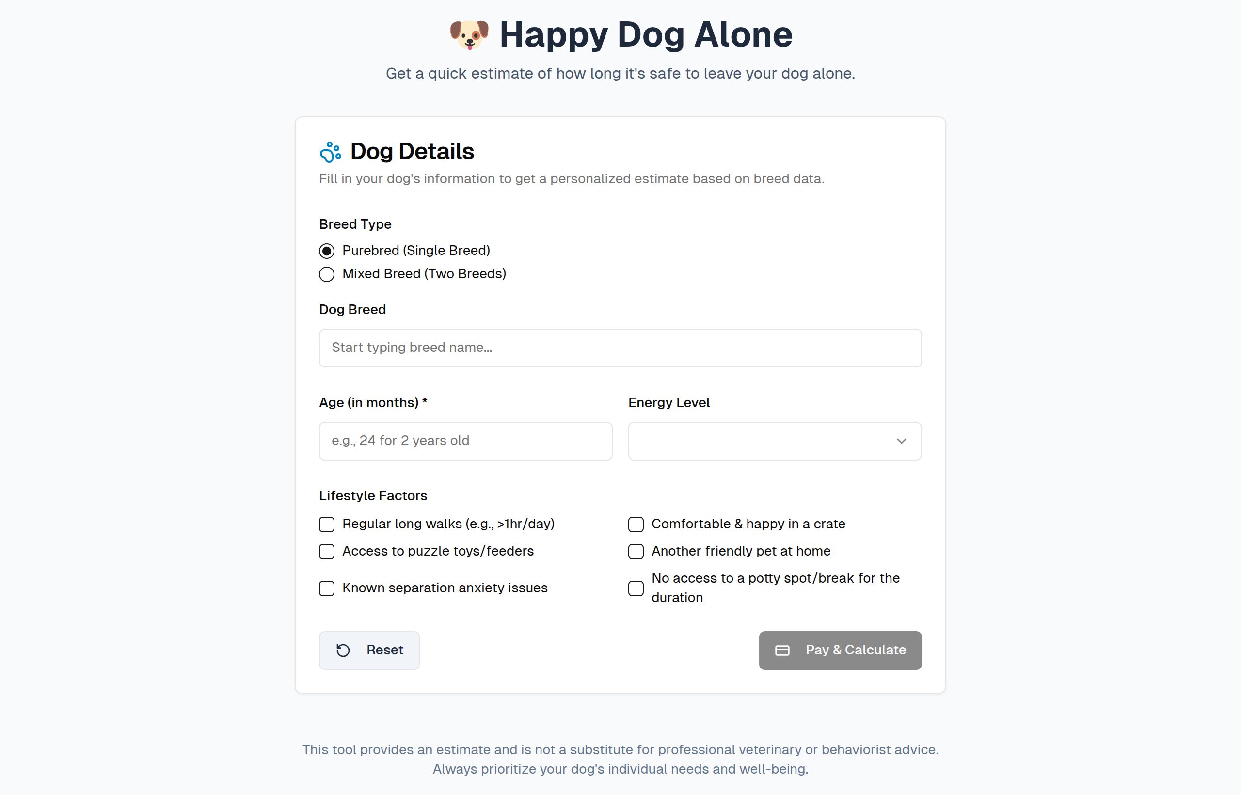 DOGS ALONE